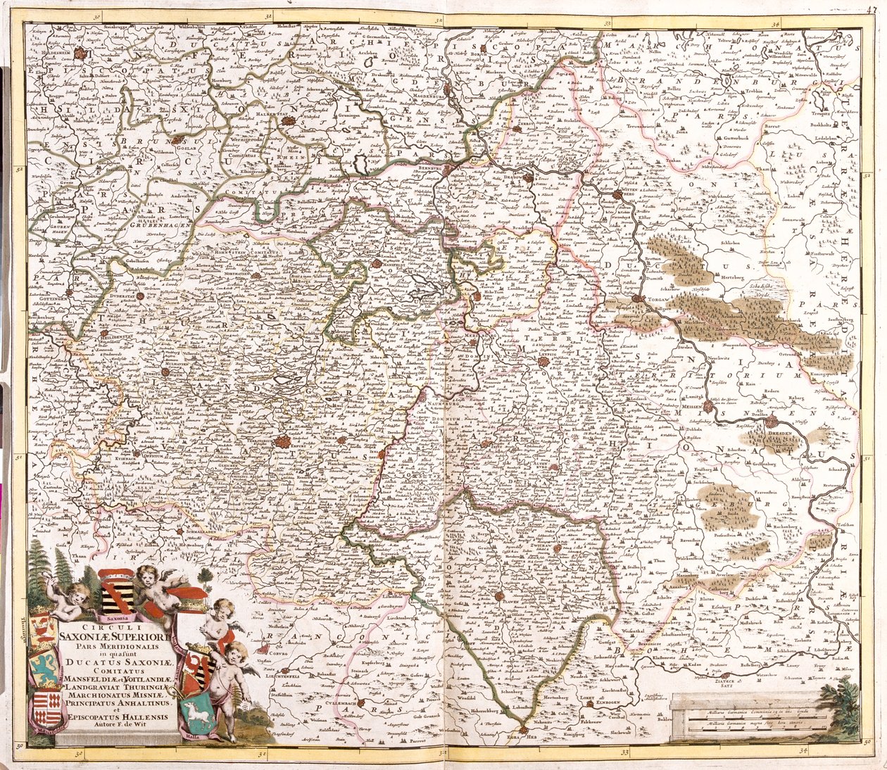 Niedersachsen, Sachsen-Anhalt, Sachsen, Thüringen, Tyskland af Frederick de Wit