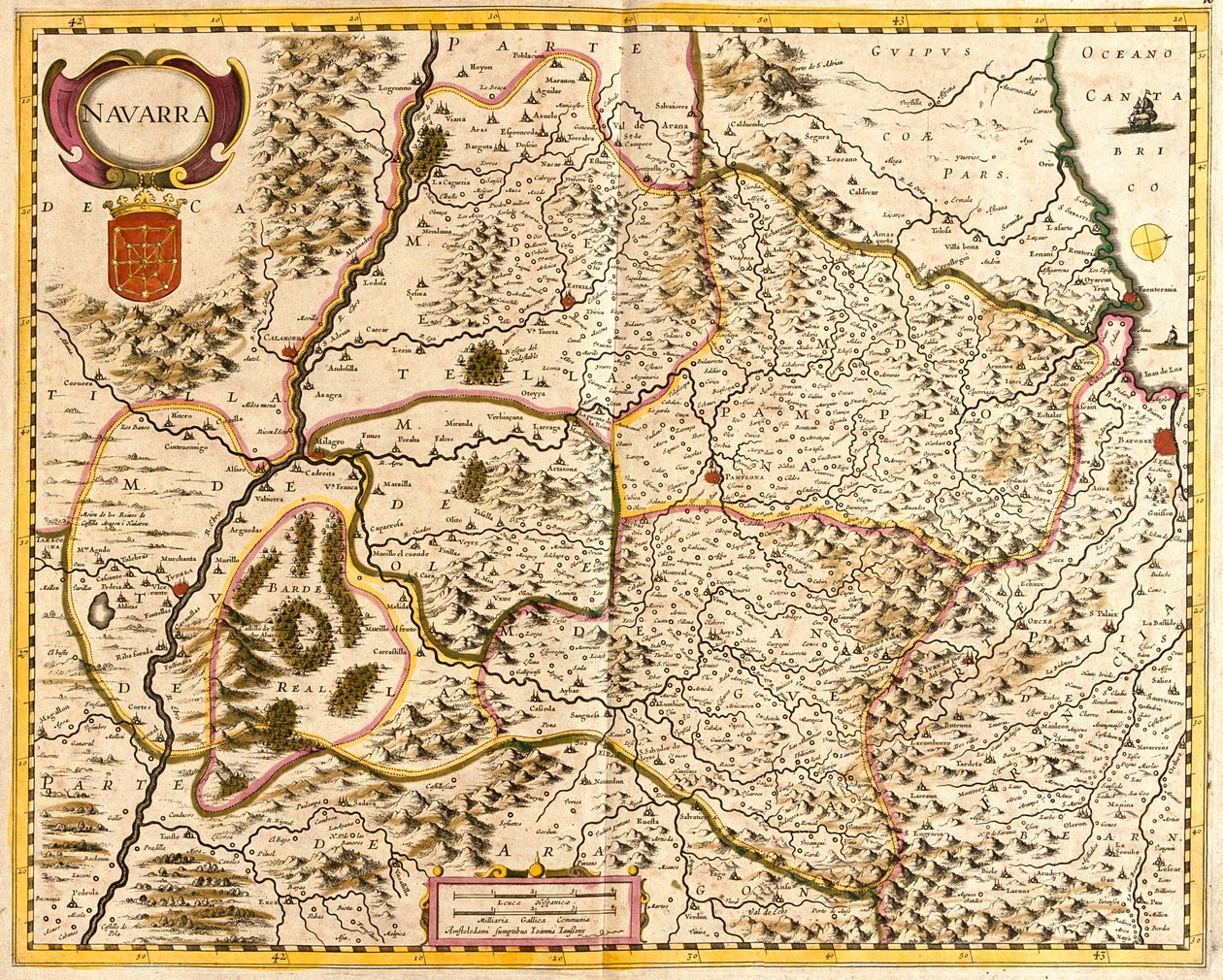 Navarra, Spanien af Frederick de Wit