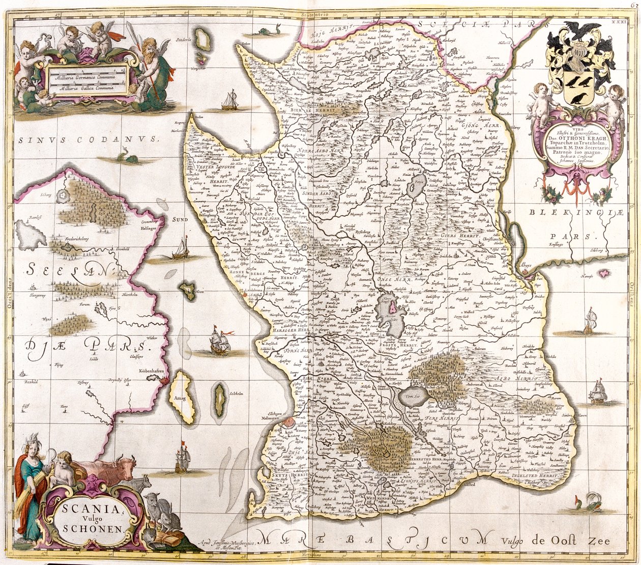Scania, Sverige af Frederick de Wit