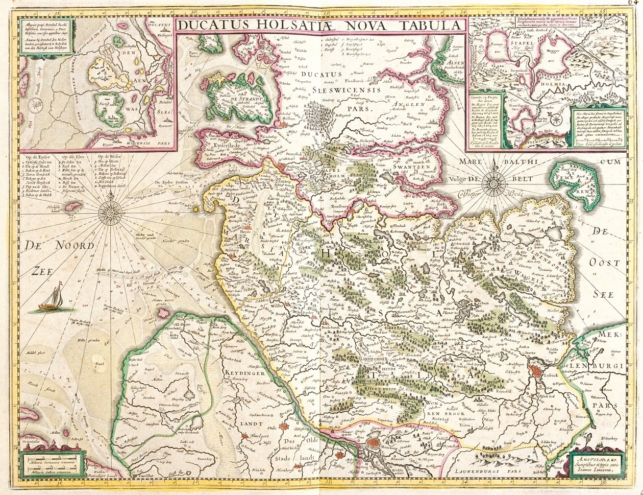 Slesvig-Holsten, Niedersachsen, Hamborg, Tyskland af Frederick de Wit