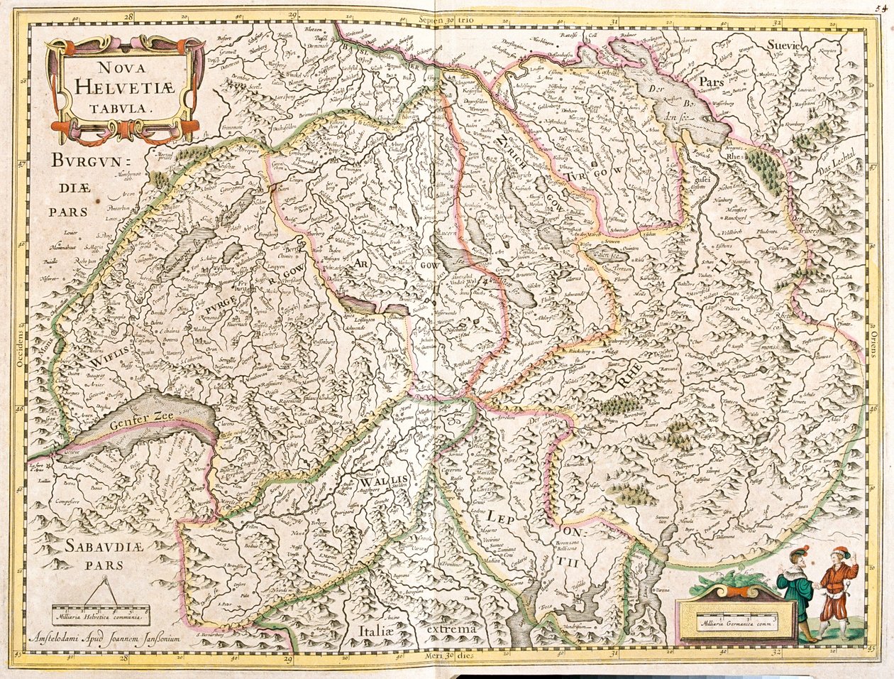 Schweiz af Frederick de Wit