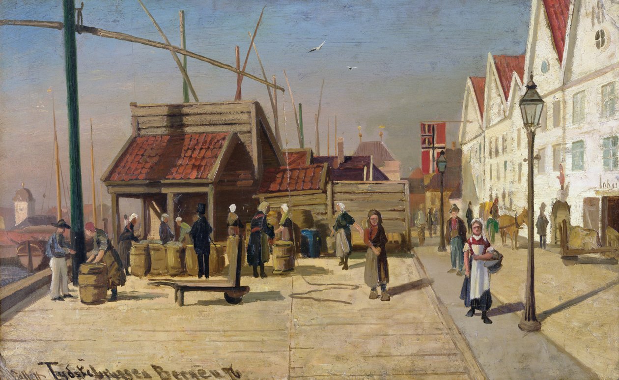 Den tyske kaj, Bergen af Frederik Collett
