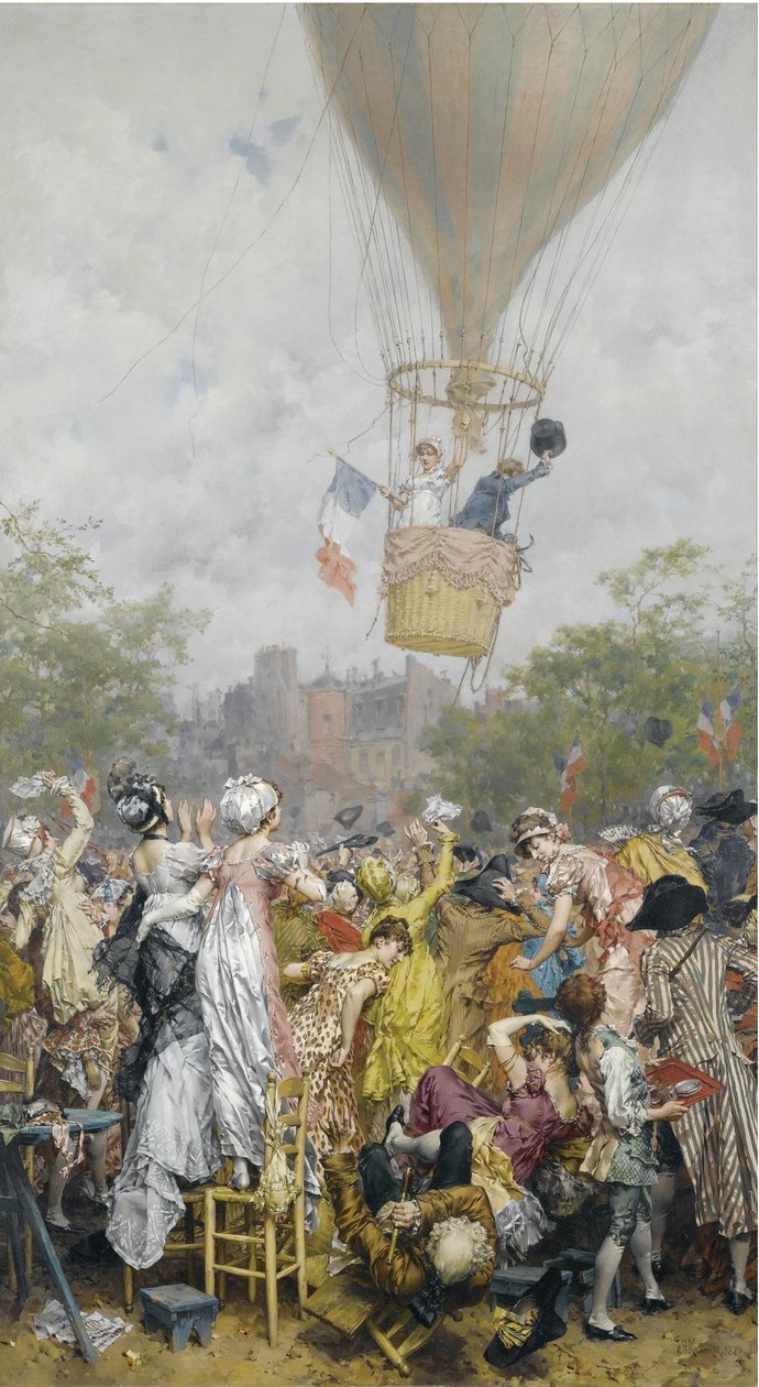 Ballonopstigning af Frederik Hendrik Kaemmerer