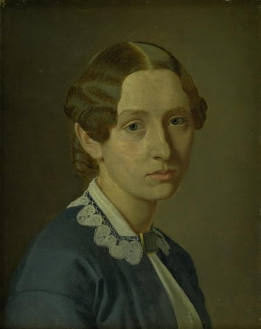 Thomasine Ludvigne Vermehren, f. Grüner, kunstnerens hustru af Frederik Vermehren