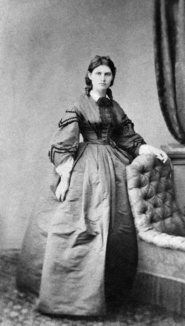 Berthe Morisot, ca. 1870 af French Photographer