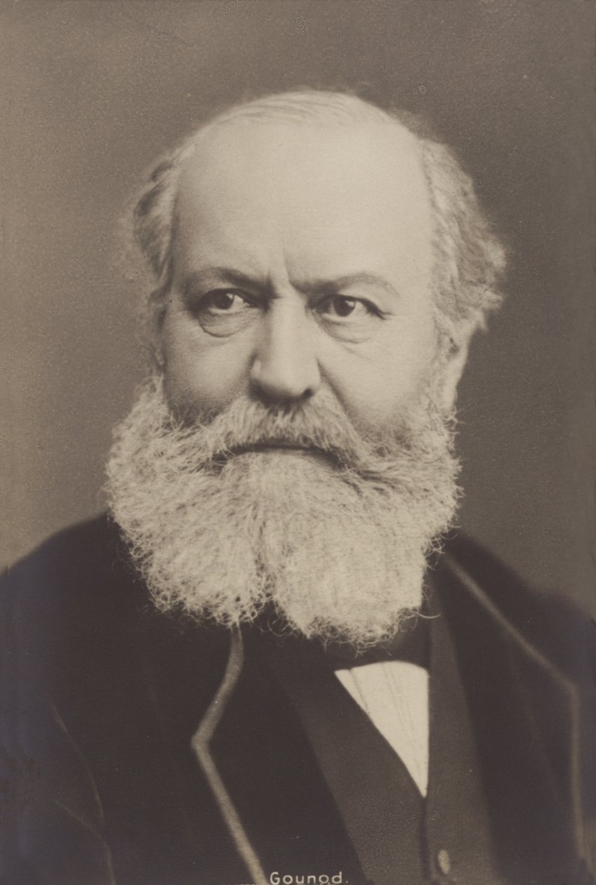 Charles Gounod, fransk komponist (1818-1893) af French Photographer