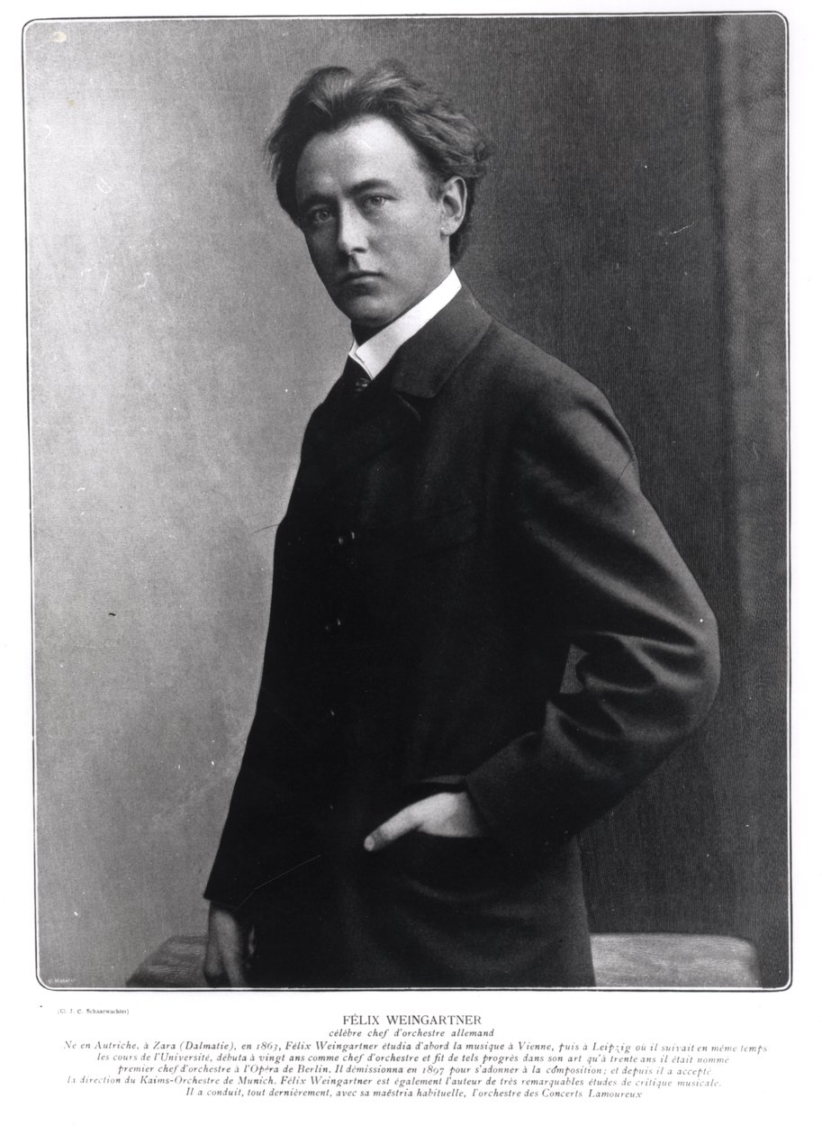 Felix Weingartner (1863-1942) 1903 af French Photographer