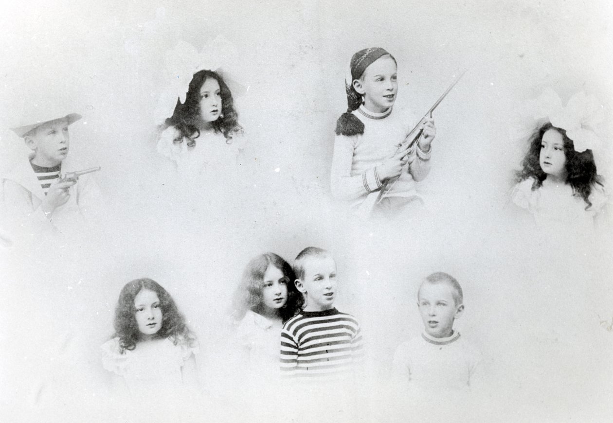 Børnebørn af Monets anden kone: American Family af French Photographer