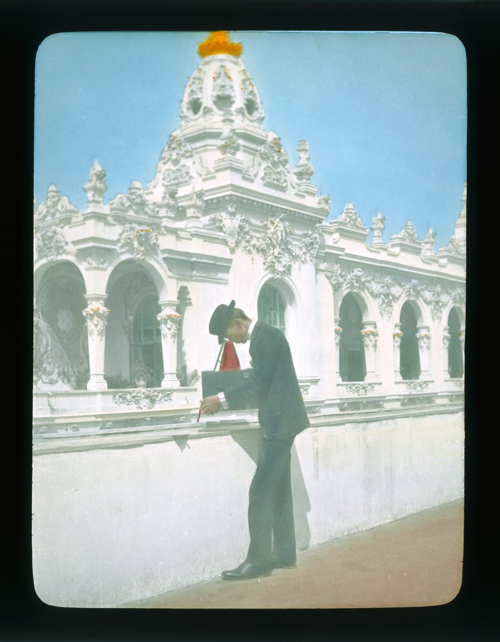 Paris-udstilling: Palace of Decorative Arts, Paris, Frankrig, 1900 (lanternerutsjebane) af French Photographer