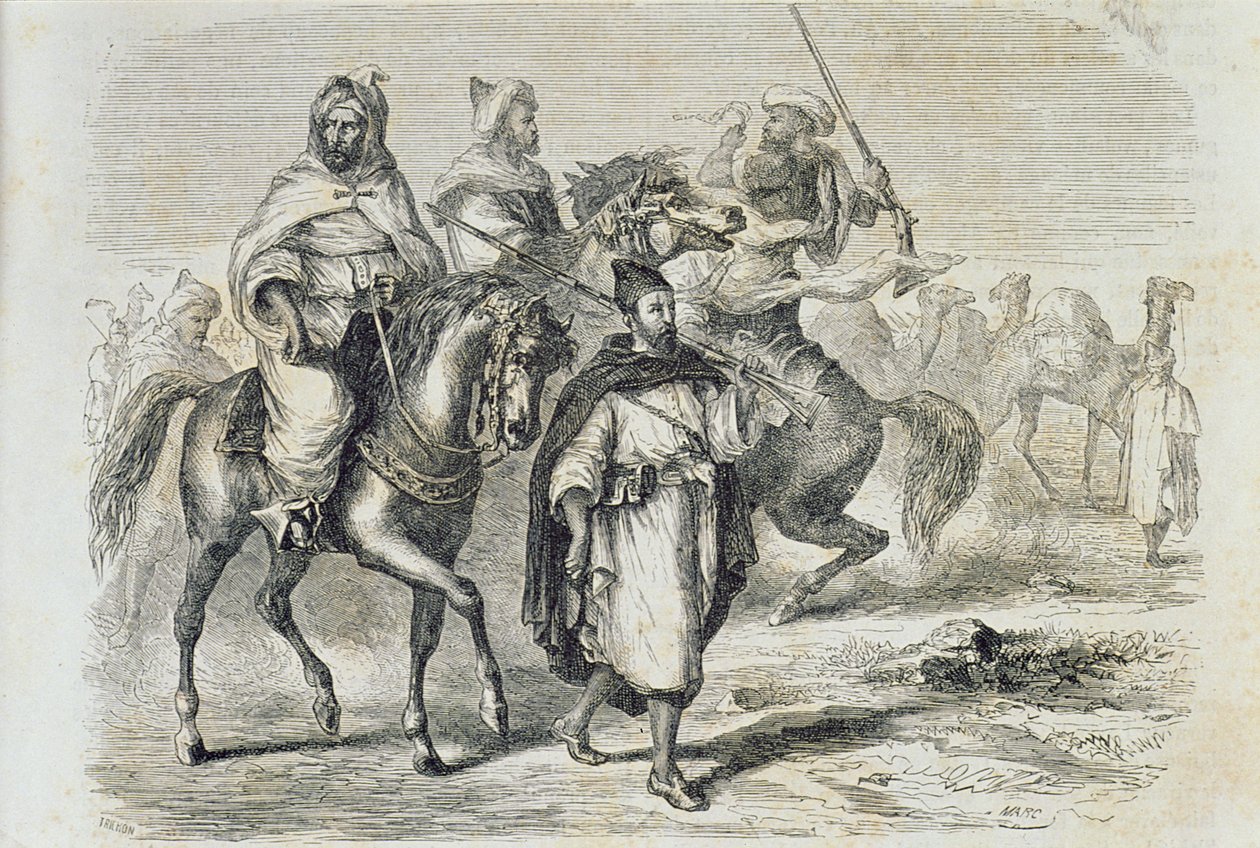 En marokkansk karavane i 1860