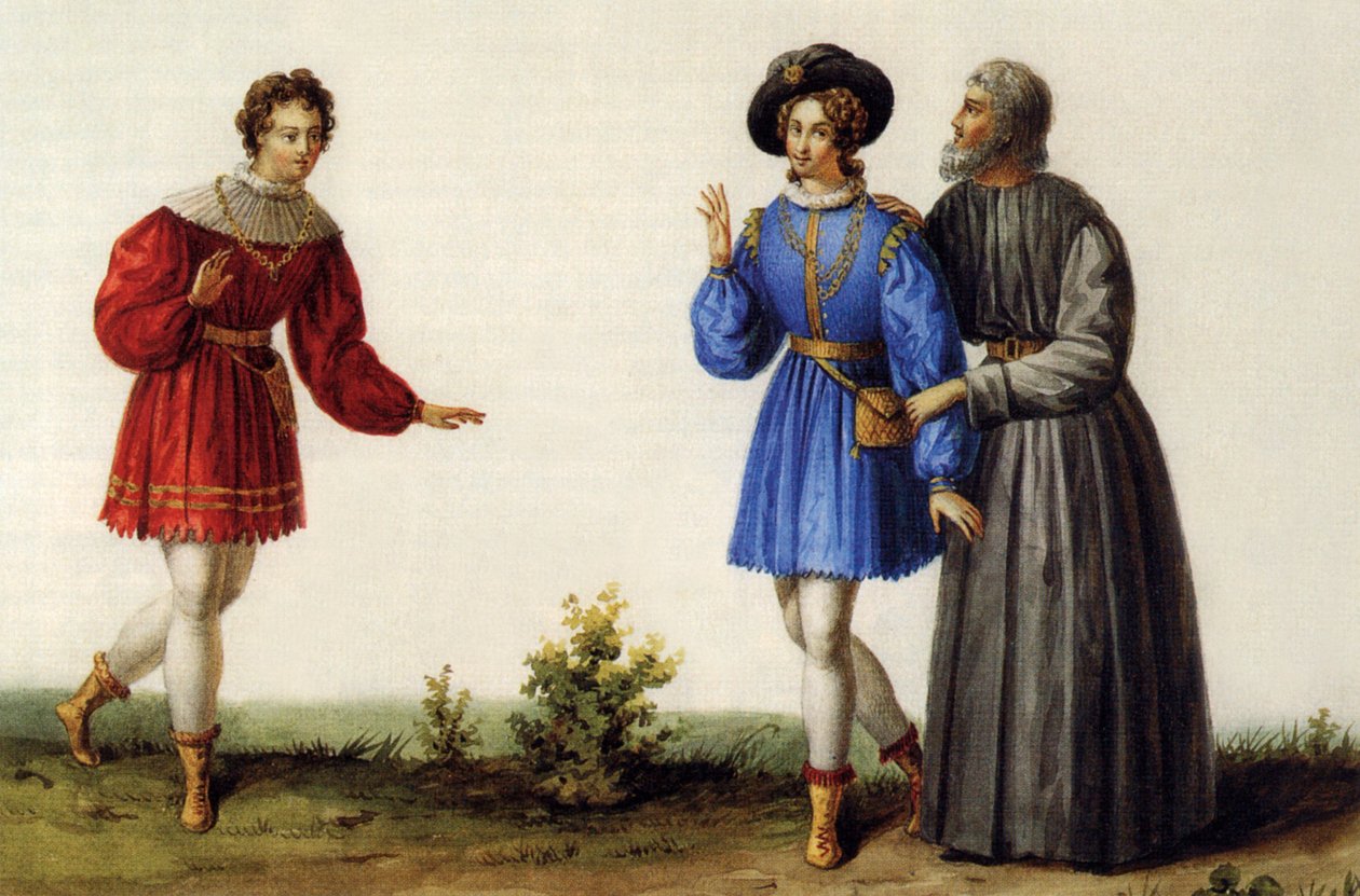 Adolphe Nourrit i rollen som Le Comte i Le Comte d
