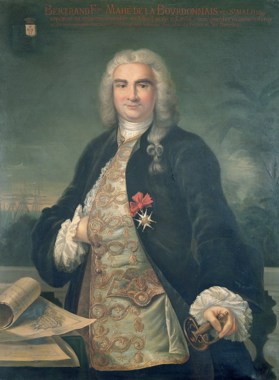 Bertrand-Francois Mahe de la Bourdonnais (1699-1753) af French School