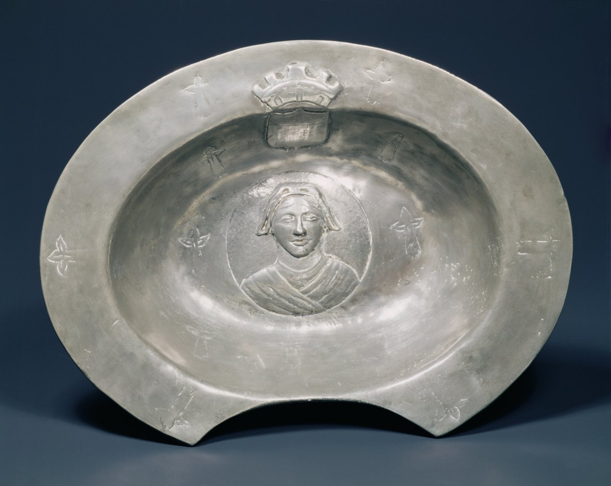 Blødeskål, fransk, 1400-tallet, tin af French School