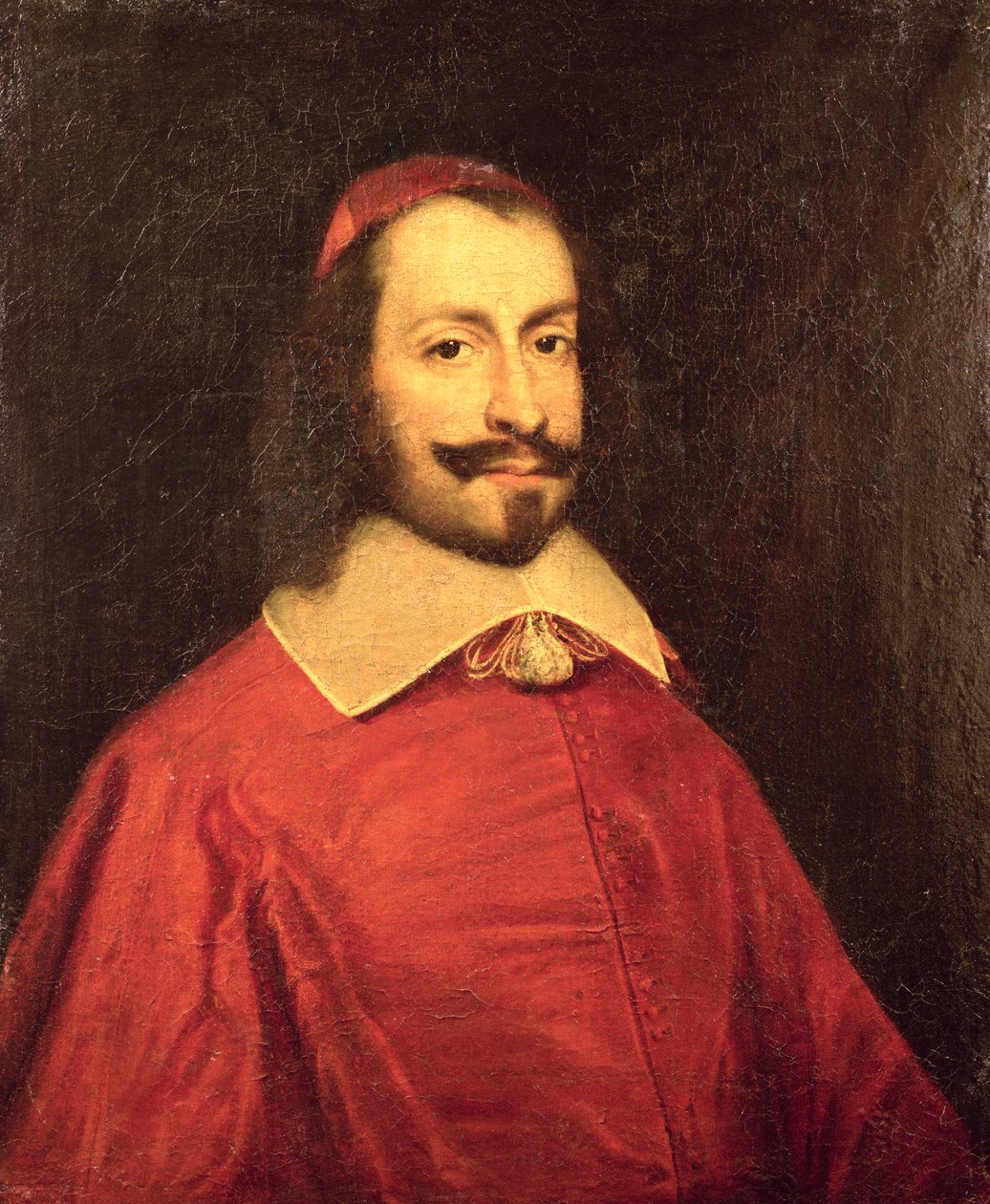 Kardinal Jules Mazarin (1602-61) kopi af et portræt fra det 17. århundrede af French School