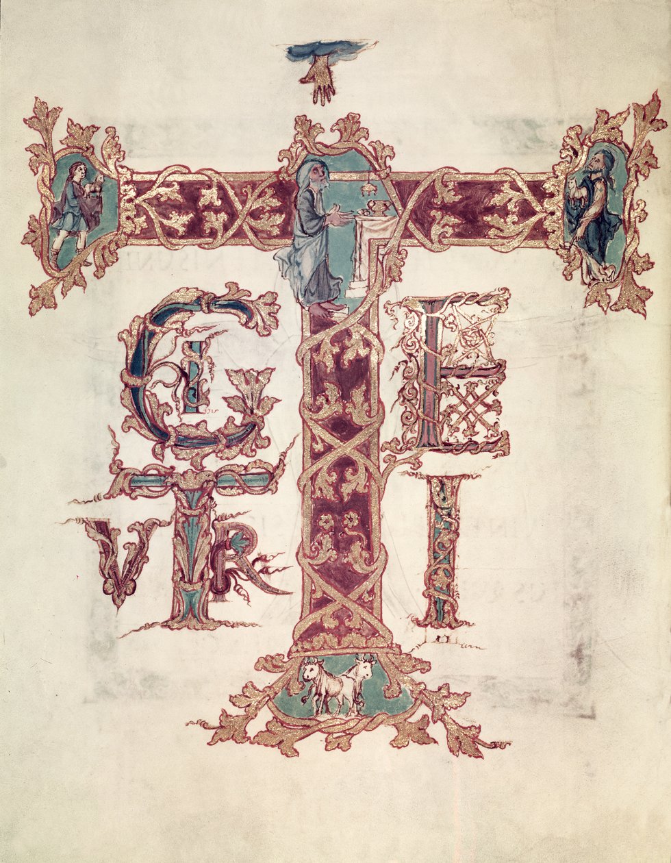 Col Lat 9428 f.15v Initial 