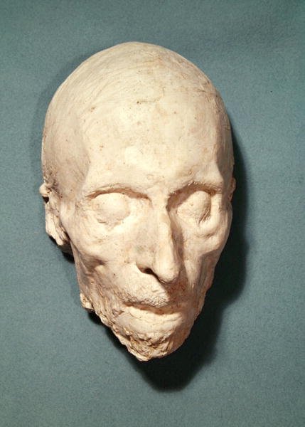 Felicite de Lamennais (1782-1854) dødsmaske 1854 (gips) af French School