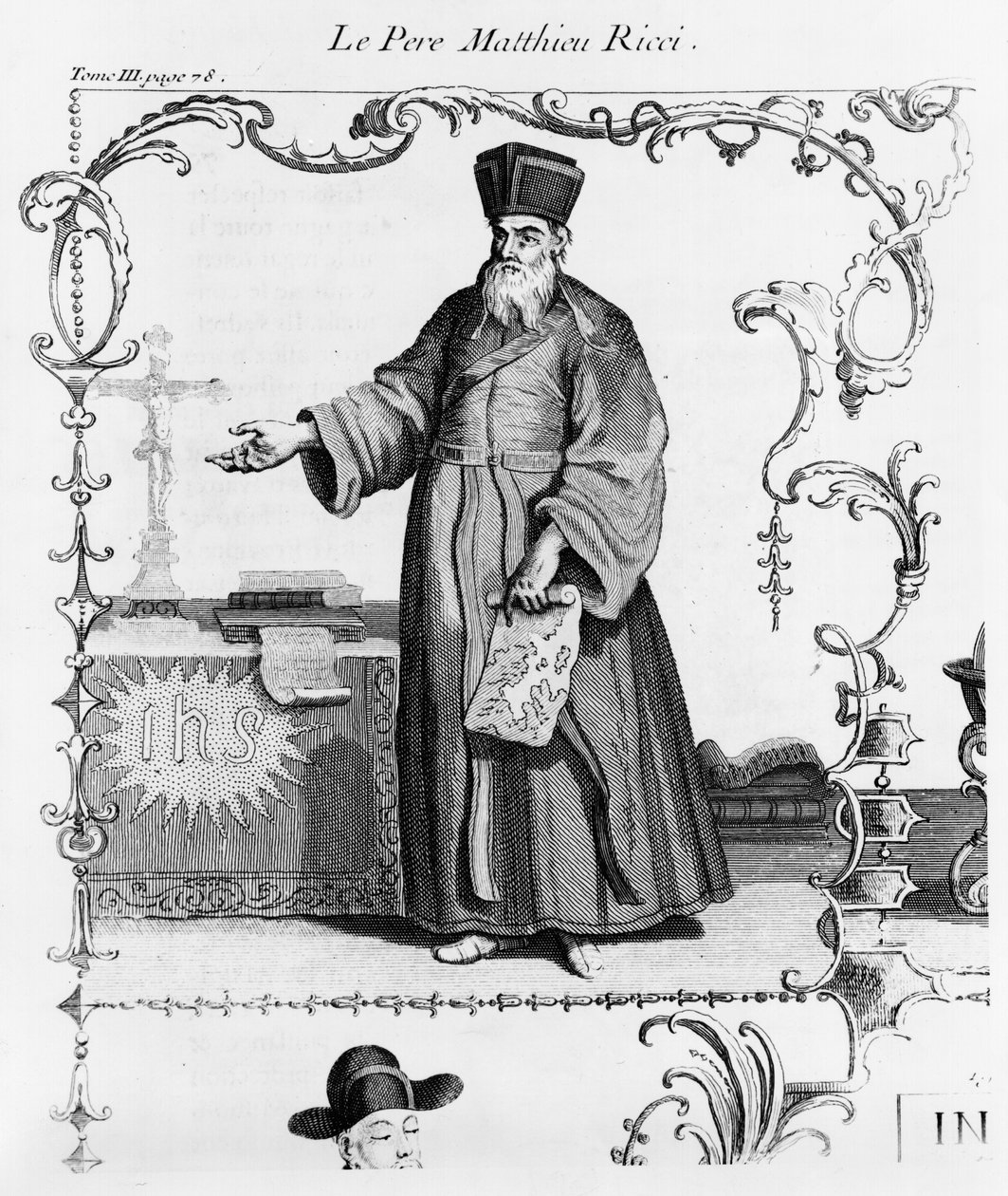 Fader Matteo Ricci (1552-1610) af French School