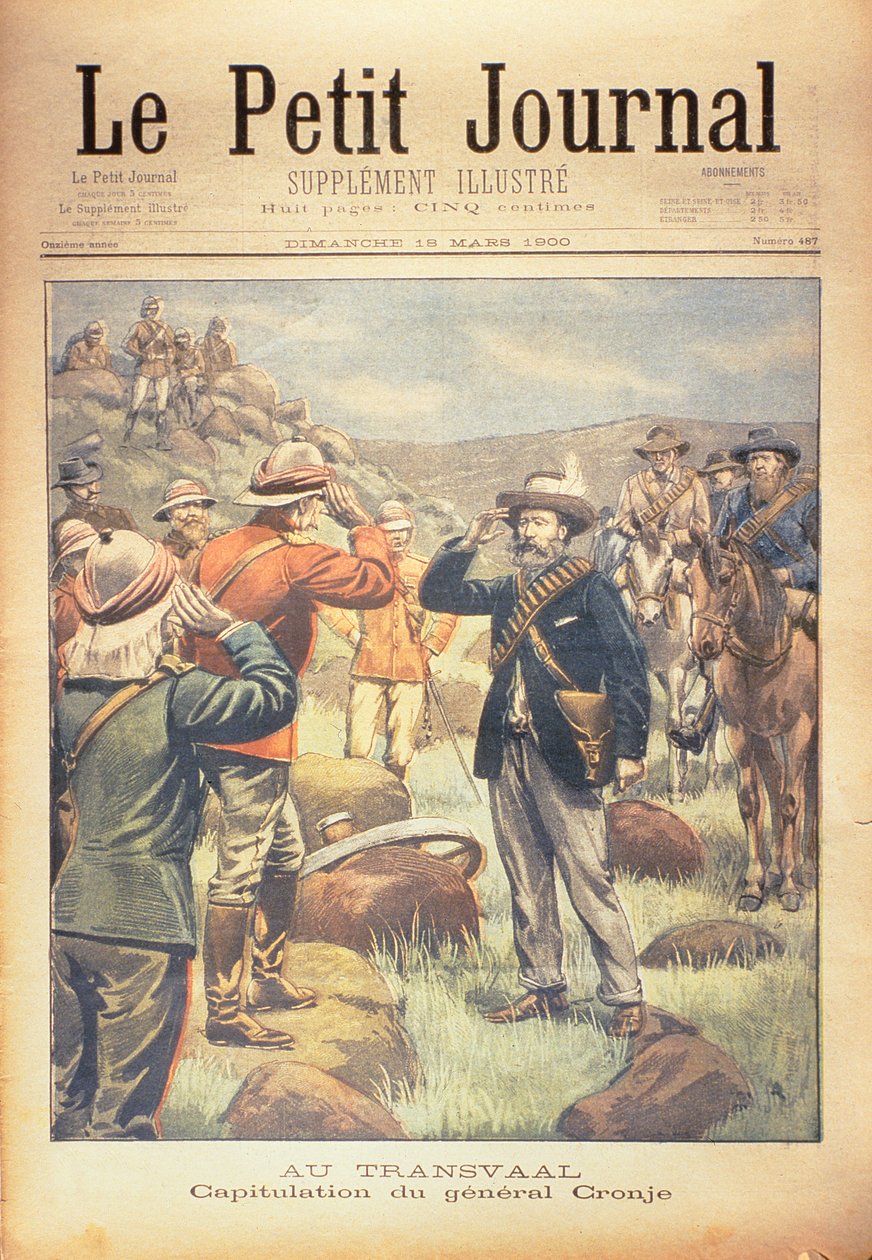 In the Transvaal: the Capitulation of General Cronje, forside af 