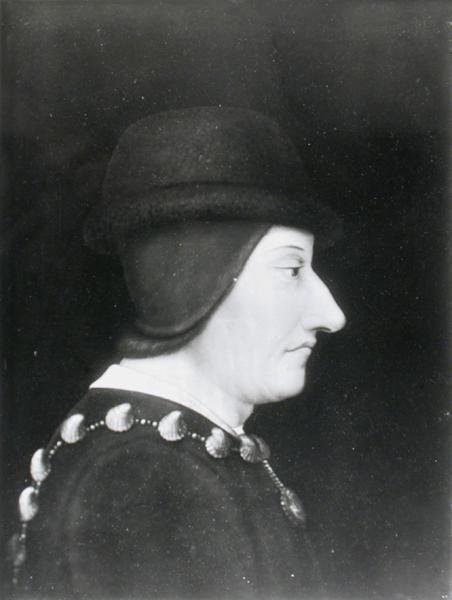 Ludvig XI (1423-83) ca. 1490 af French School
