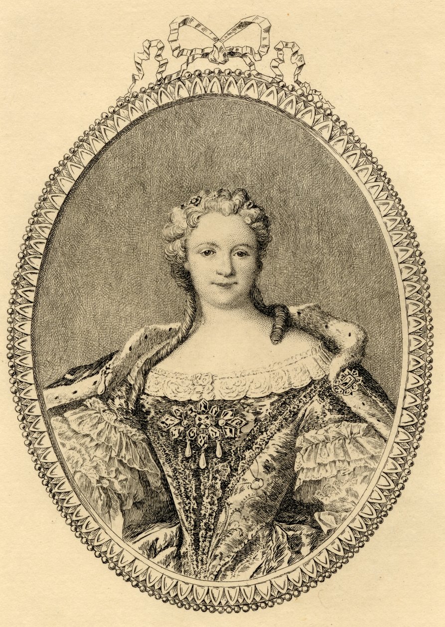 Maria Leszczynska (1703-68) af French School