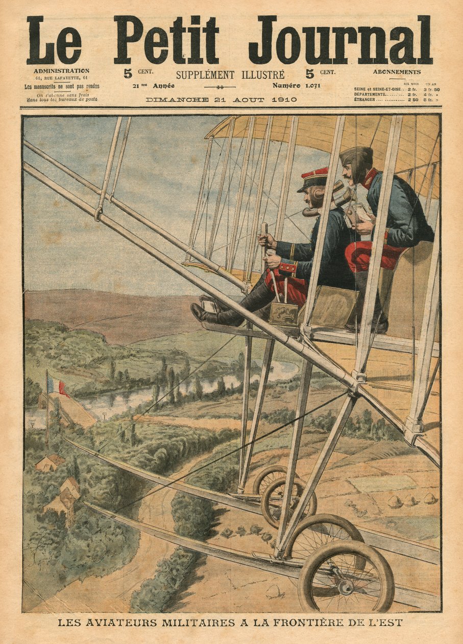 Militære flyvere på østfronten, illustration fra 