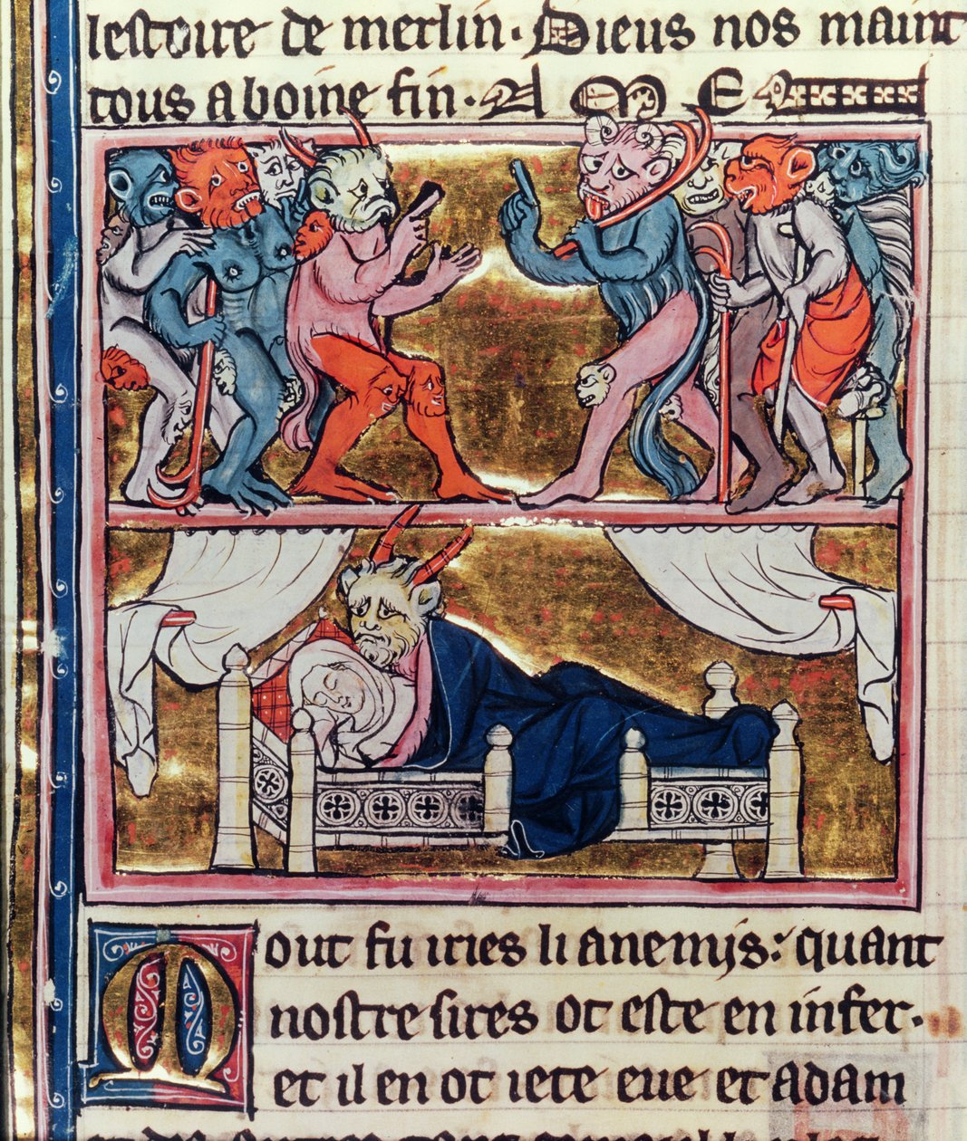 Fru Fr. 95 fol.113v Dæmonernes råd, fra 