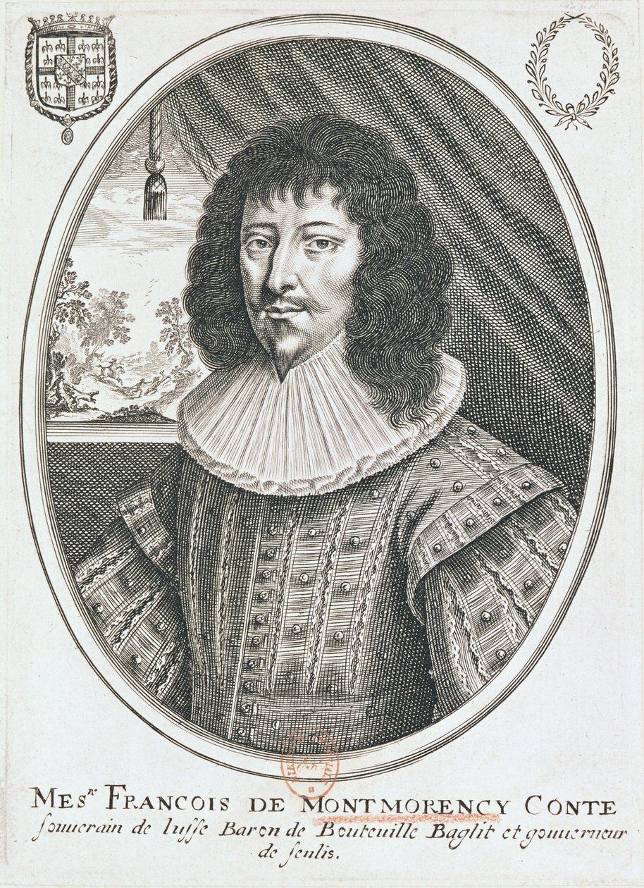 Portræt af Francois de Montmorency (1530-79) 1600-27 af French School