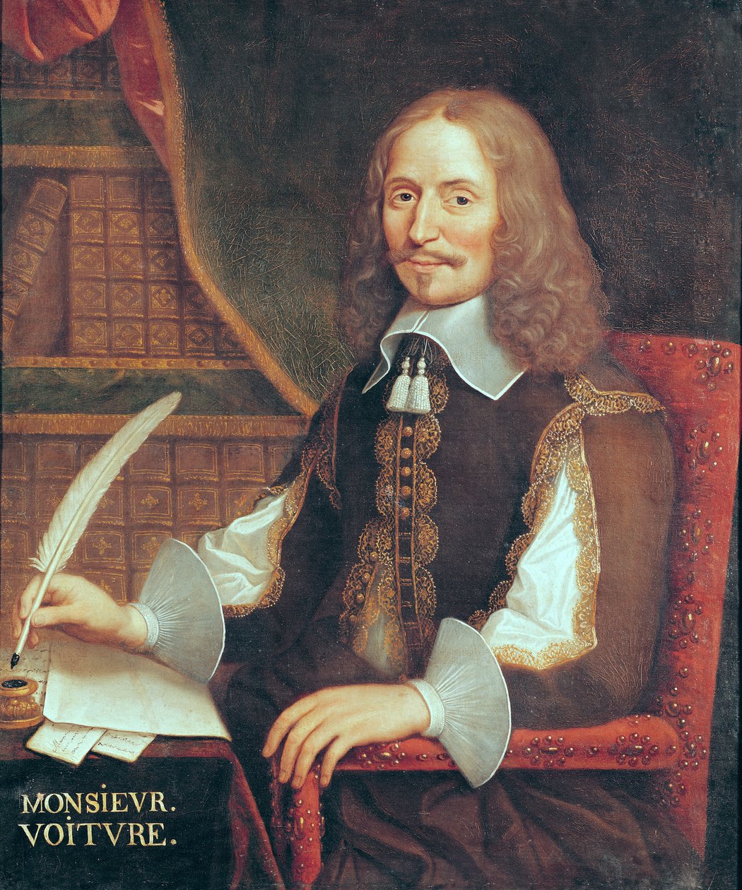Portræt af Vincent Car (1598-1648) af French School