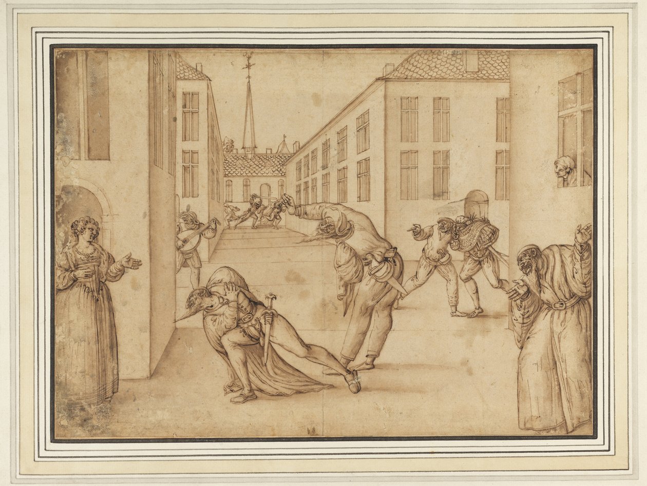 Scene fra Commedia dell