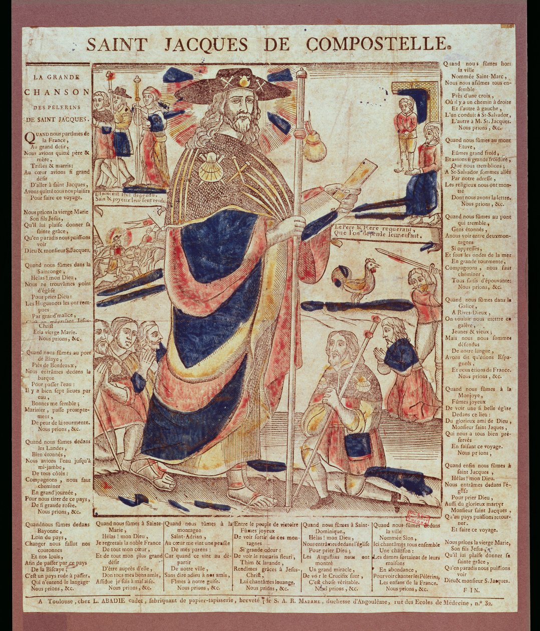 Sankt Jakob af Compostela, ca. 1824 af French School