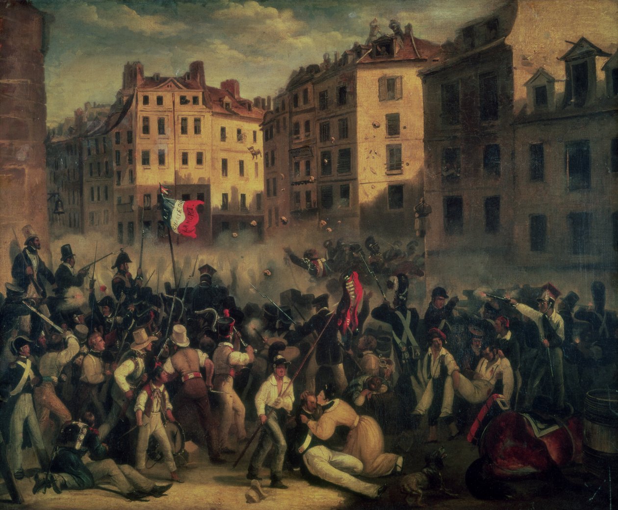 Charteret eller døden, juli 1830 af French School