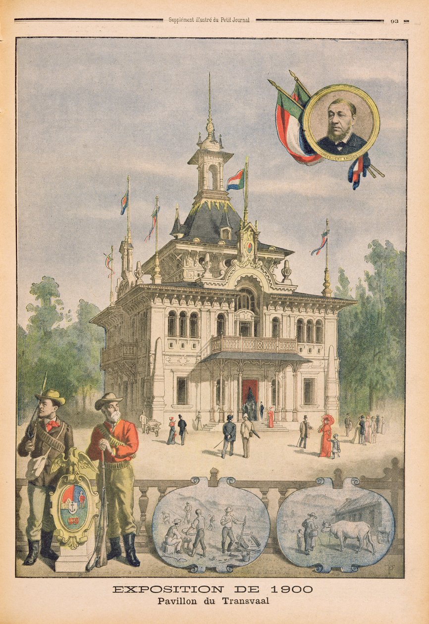 Transvaal-pavillonen ved verdensudstillingen i 1900, Paris, illustration fra 