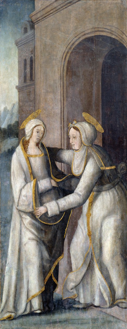 The Visitation, venstre panel fra en triptykon af French School