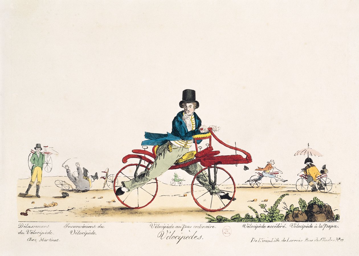 Velocipedes af French School