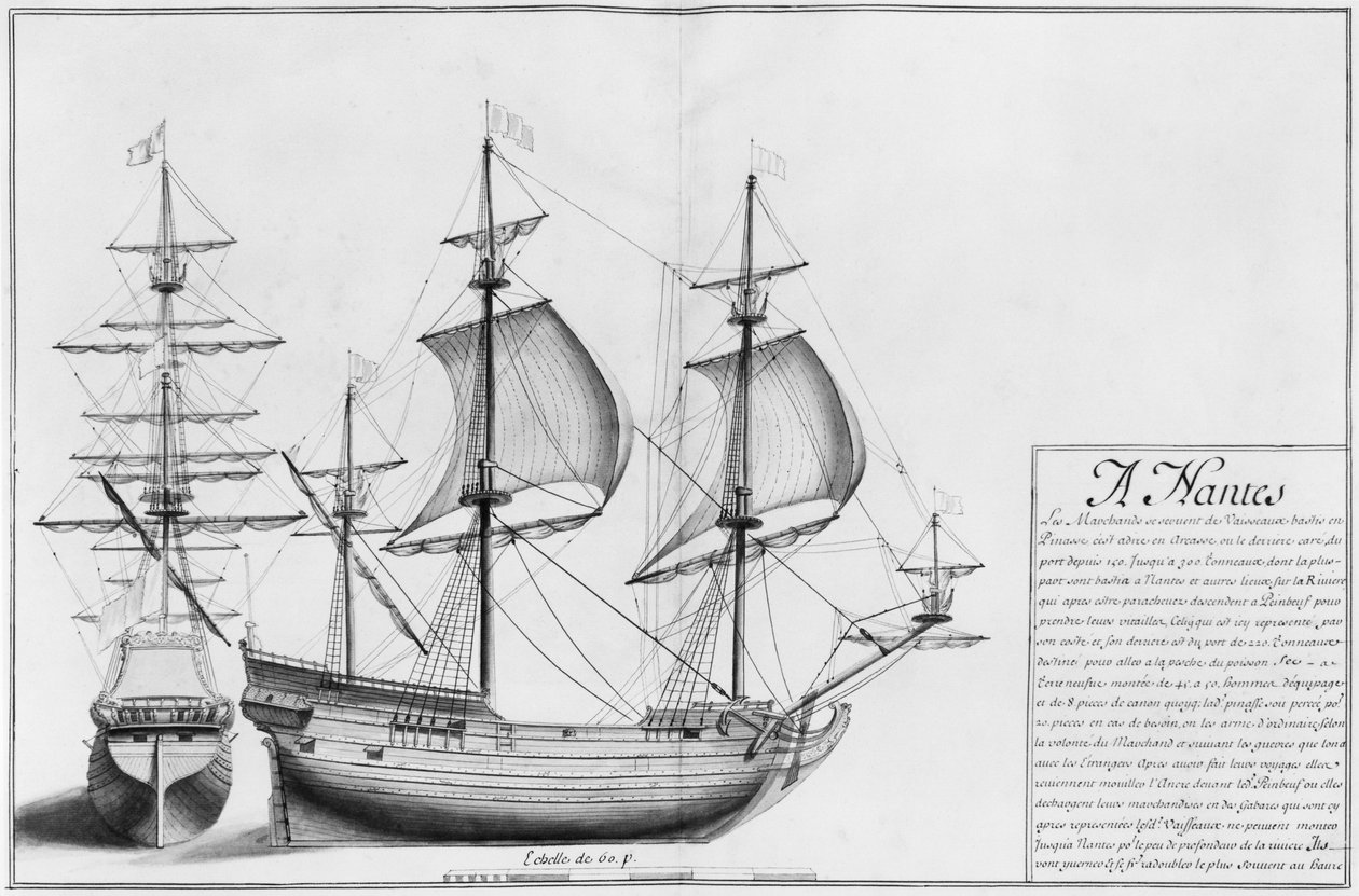 Fartøjer, Nantes, illustration fra 