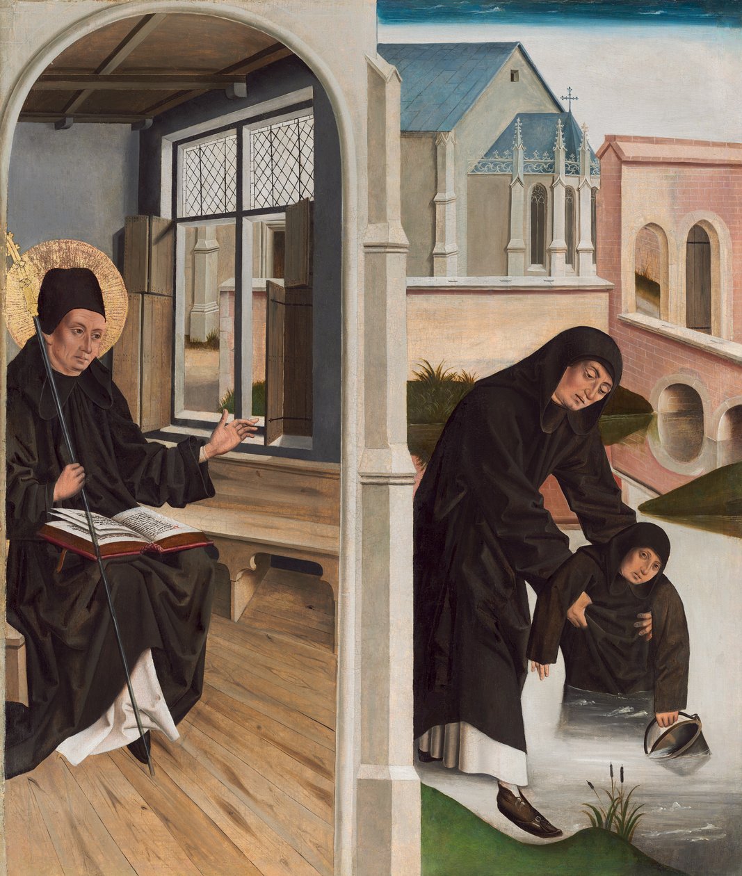 Et mirakel af Sankt Benedikt af French 15th Century