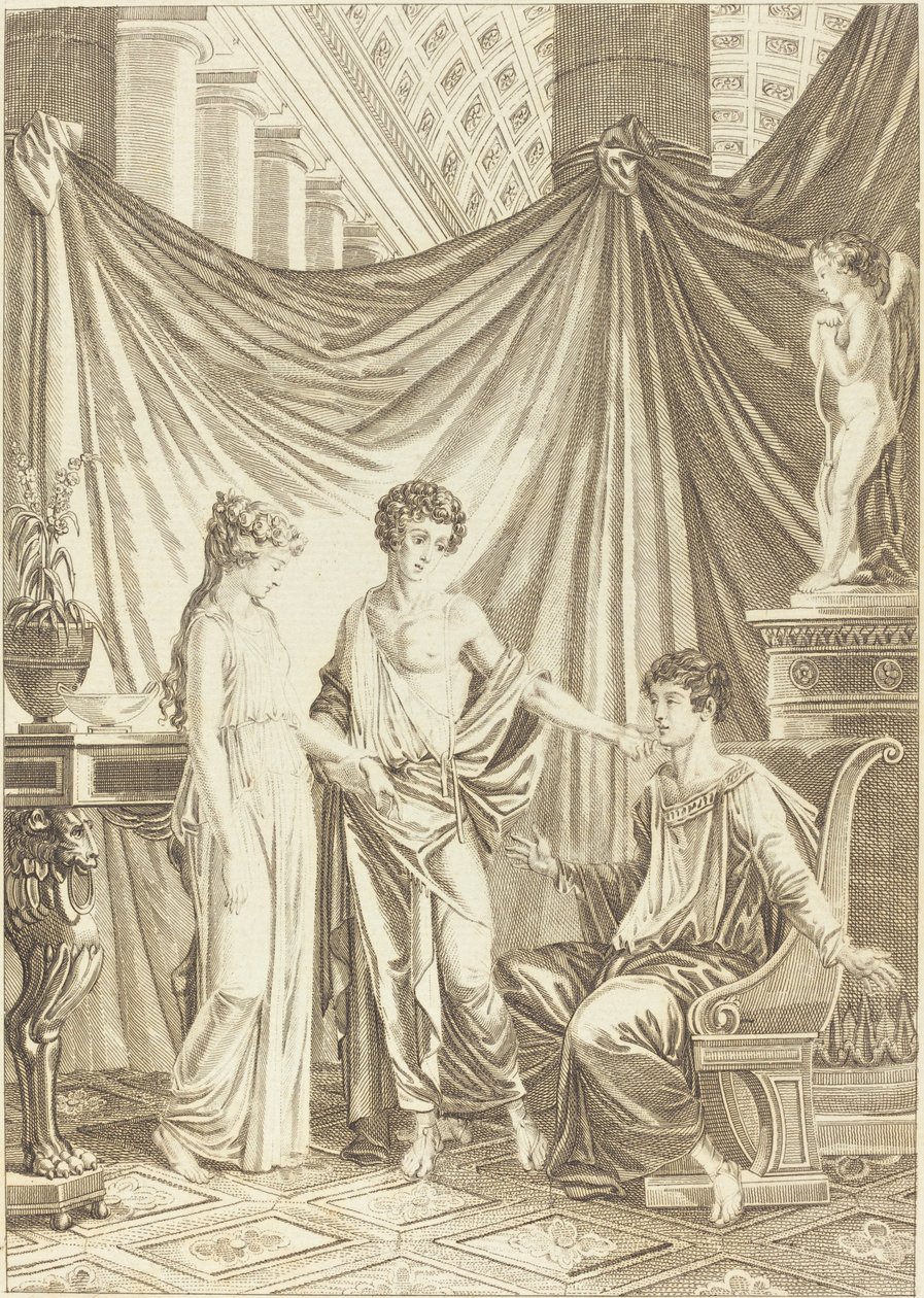 De to venner af French 18th Century