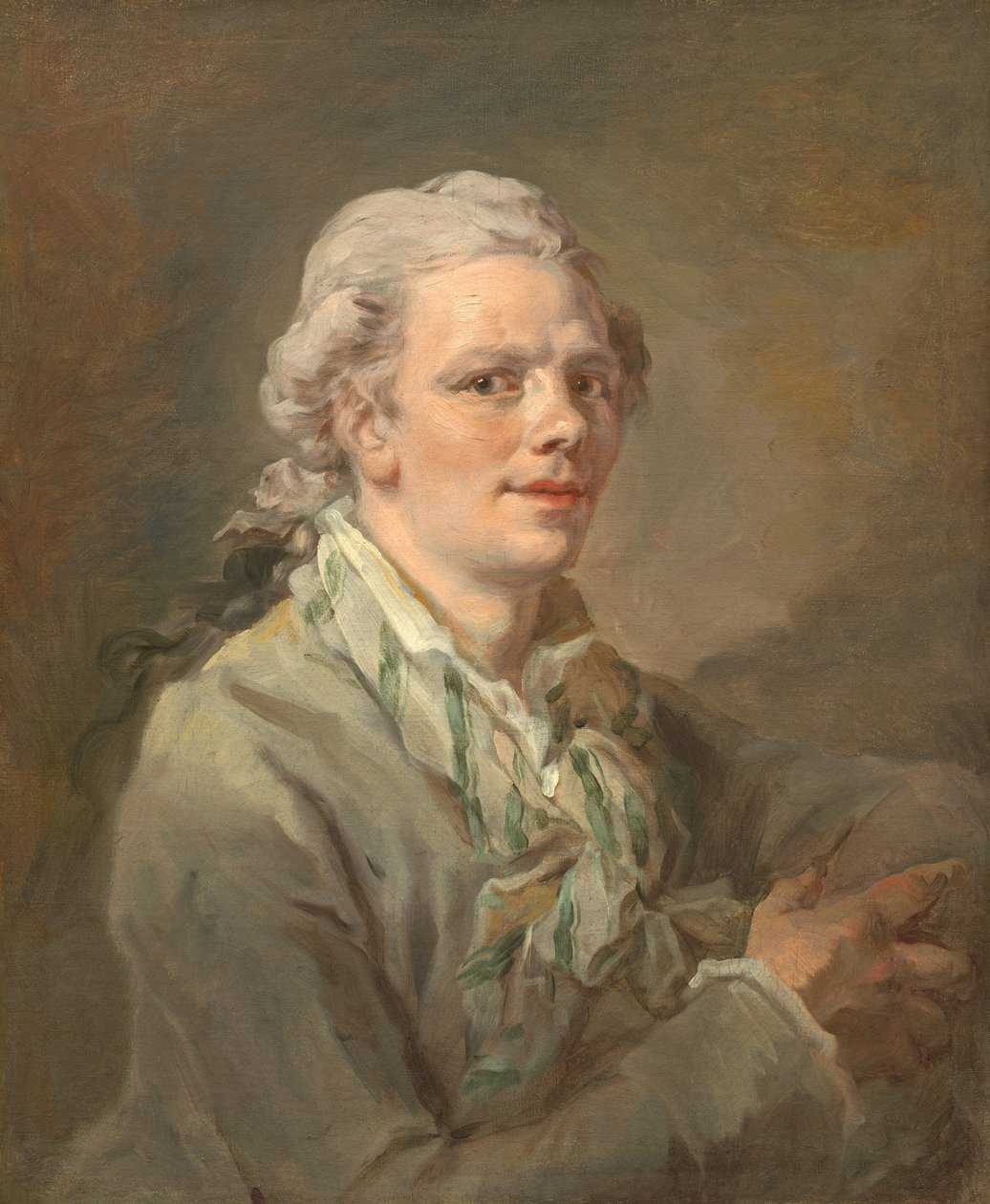 Portræt af en ung mand af French 18th Century