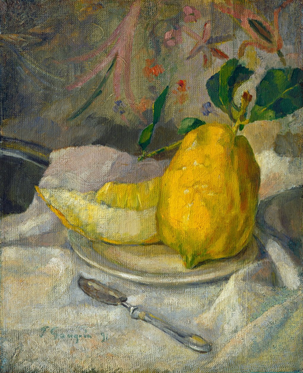 Melon og citron af French 19th Century