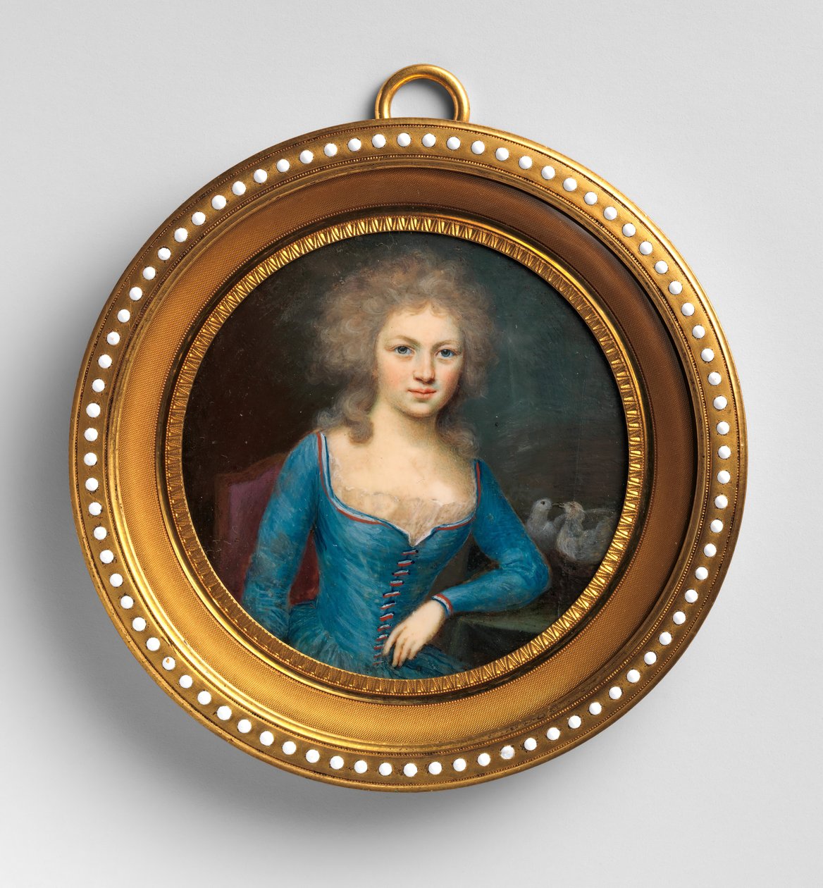 Portræt af en kvinde. af French Painter