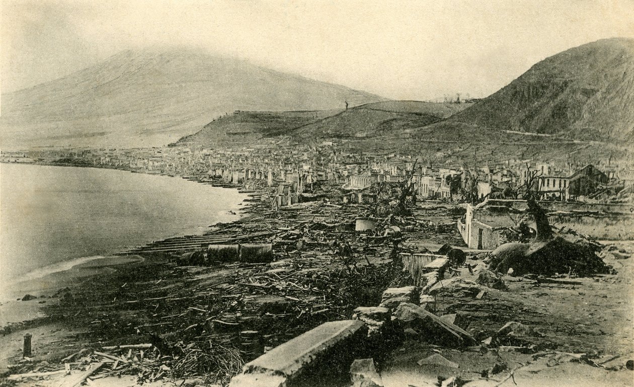 General view of Saint Pierredani af French Photographer