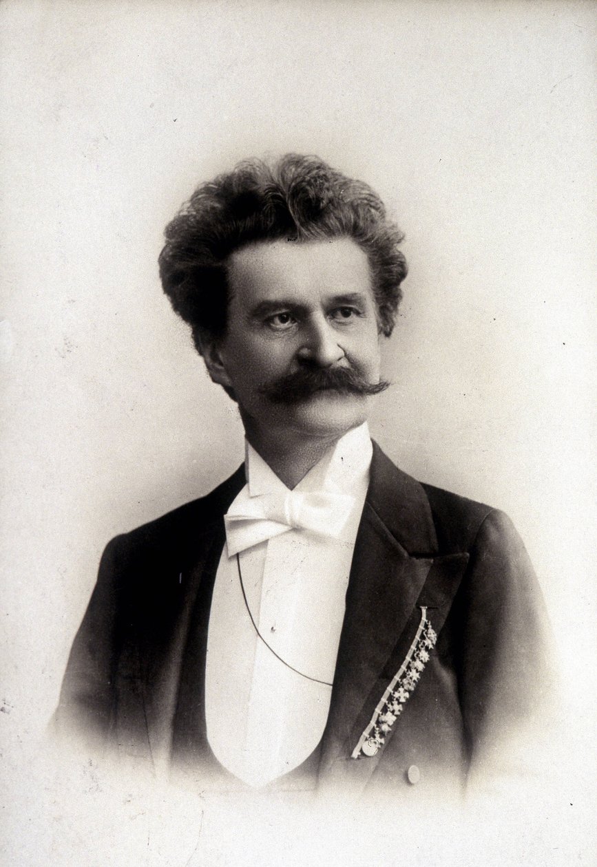 Johann II Strauss fils (1825-1899), østrigsk komponist af French Photographer