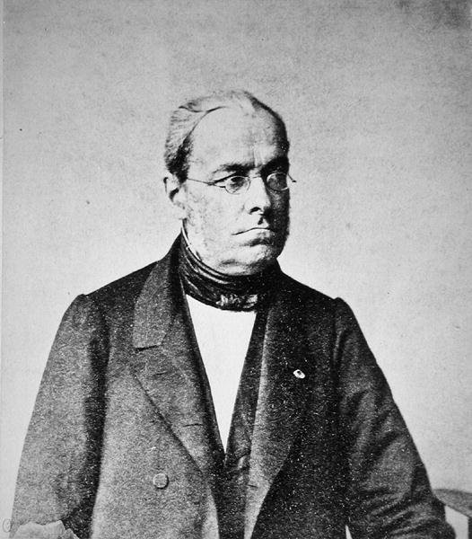 Jules Dupuit (1804-66) ca. 1860 (s/h-foto) af French Photographer
