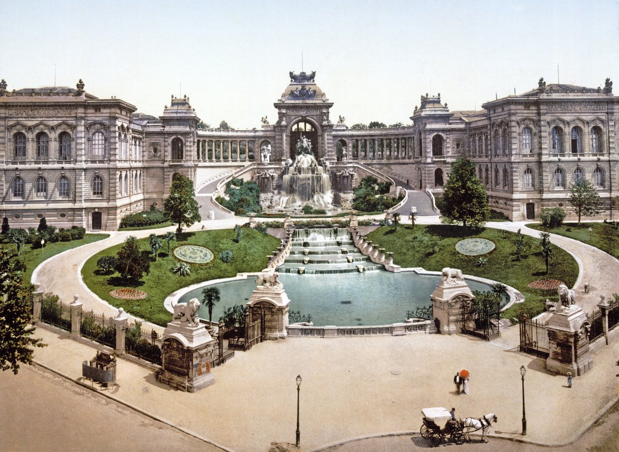 Palais Longchamps, Marseille, 1890-1900 af French Photographer