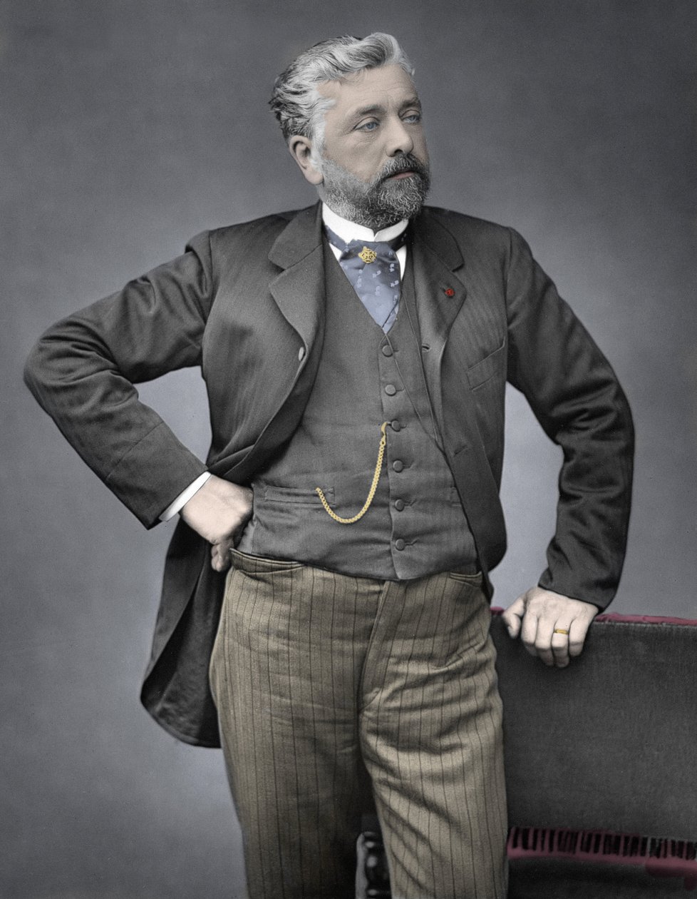 Portræt af Gustave Eiffel af French Photographer