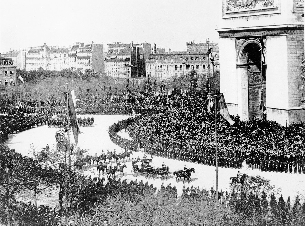 Zar Nicholas IIs besøg i Paris, 1896 af French Photographer