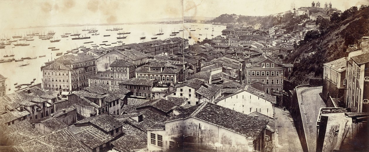 View of Bahia, c. 1864-8dani af French Photographer