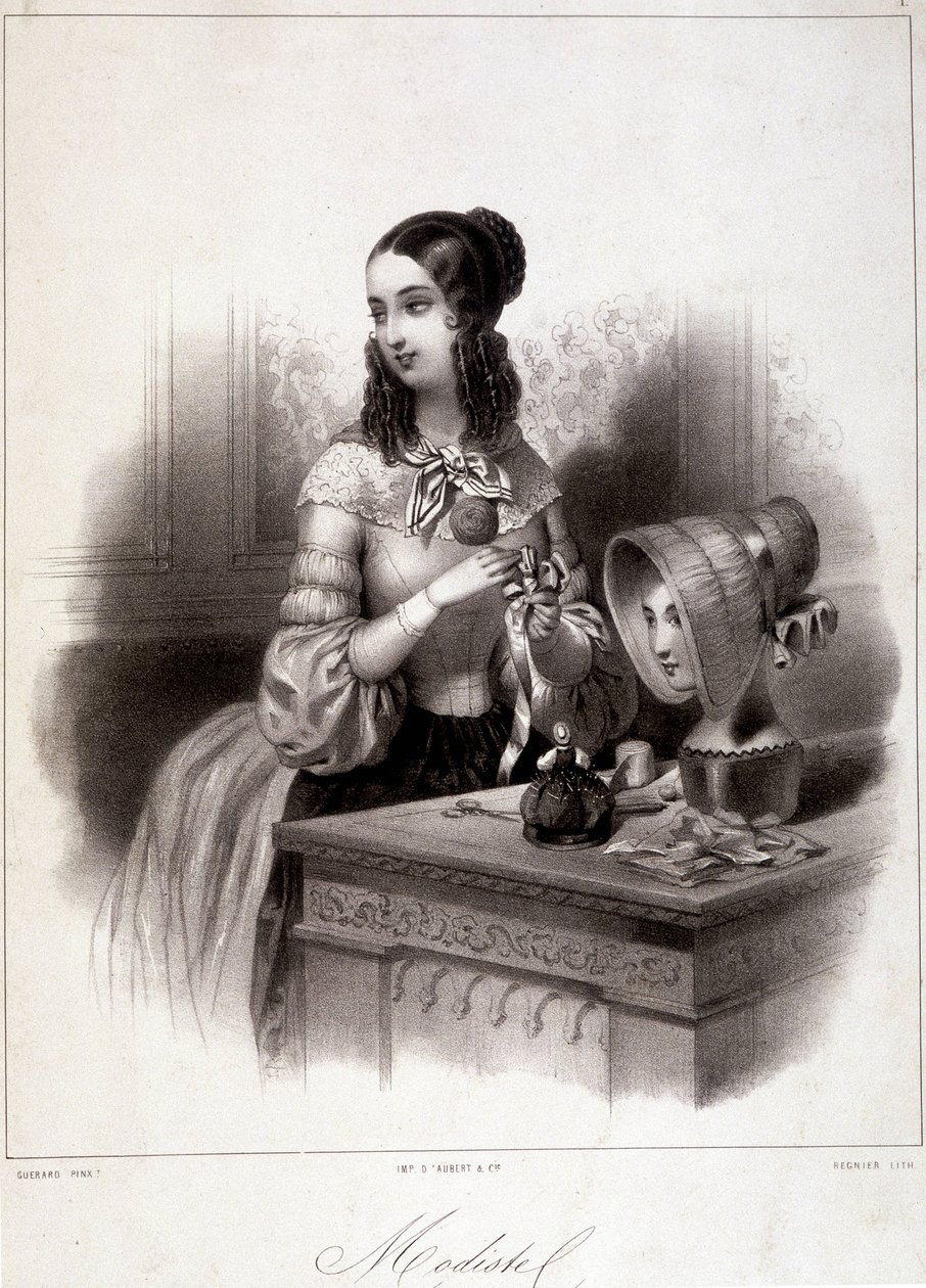 1800-tallets modist. af French School