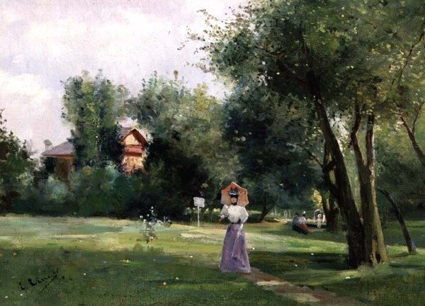 En gåtur i parken af French School