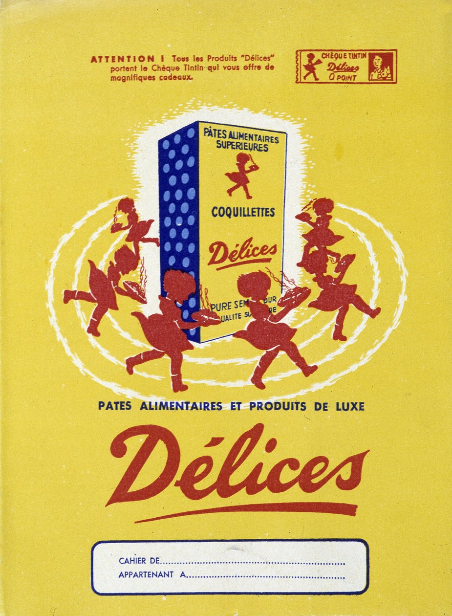 Annoncering for madpasta “” Delices””. af French School